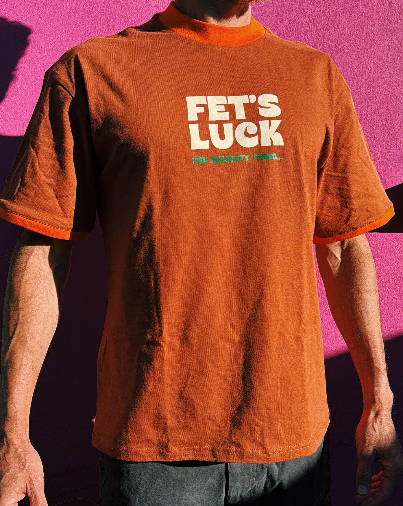 Fet's Luck Male T-Shirt Oversized Cut