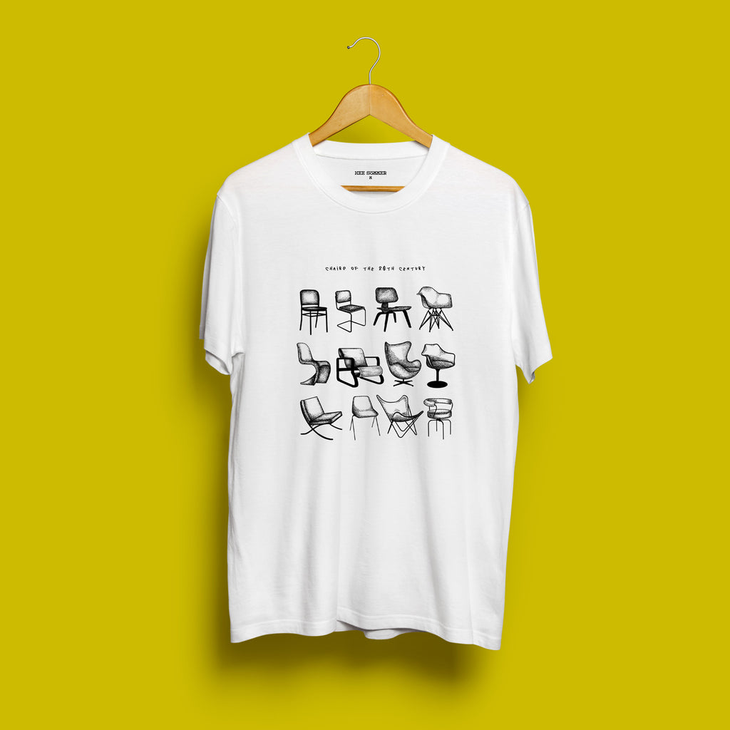 Chairs of the 20th Century T-Shirt Unisex Cut