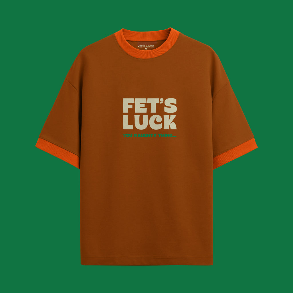 Fet's Luck Male T-Shirt Oversized Cut
