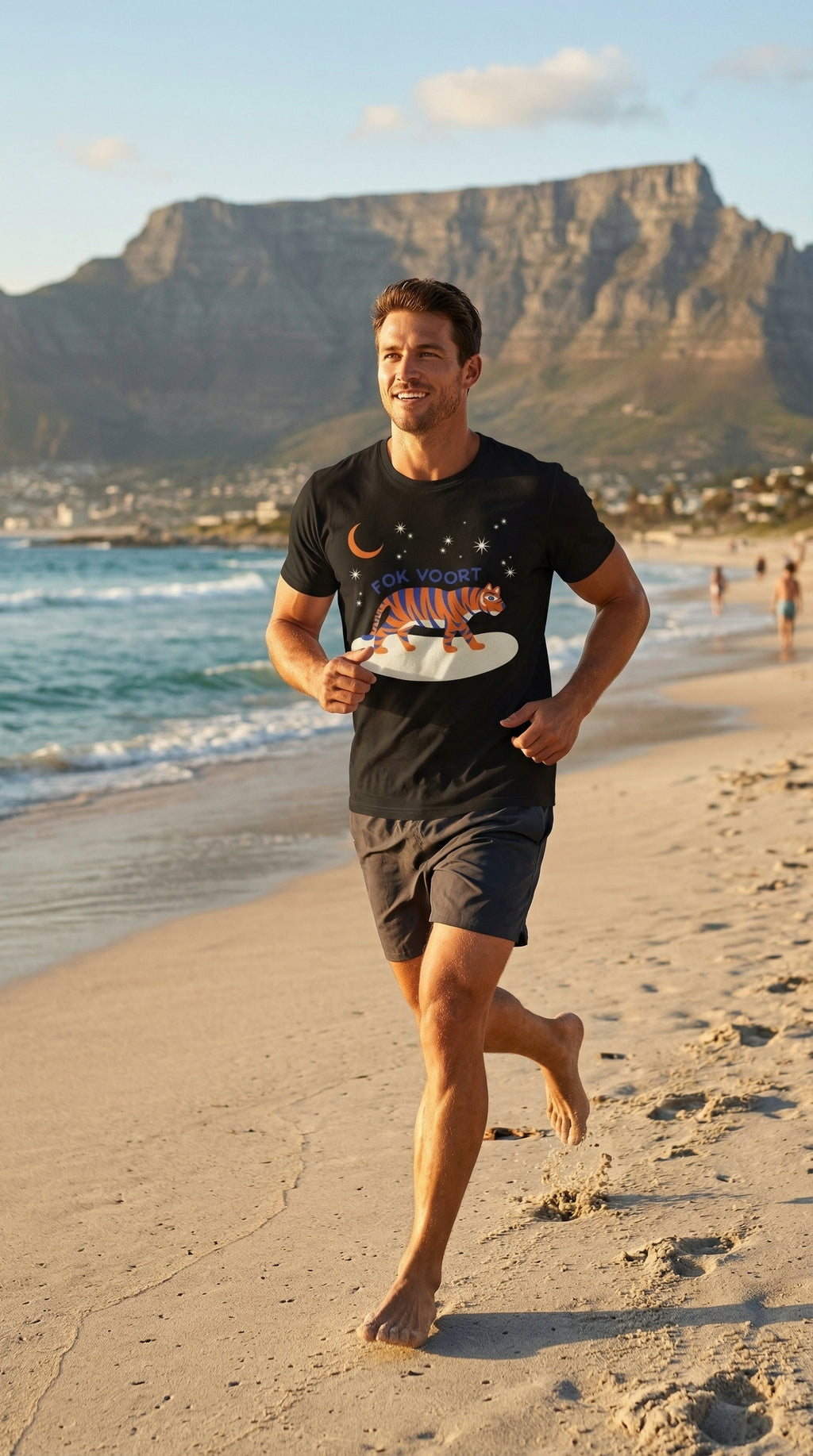 Fok Voort T-Shirt Black Box Cut