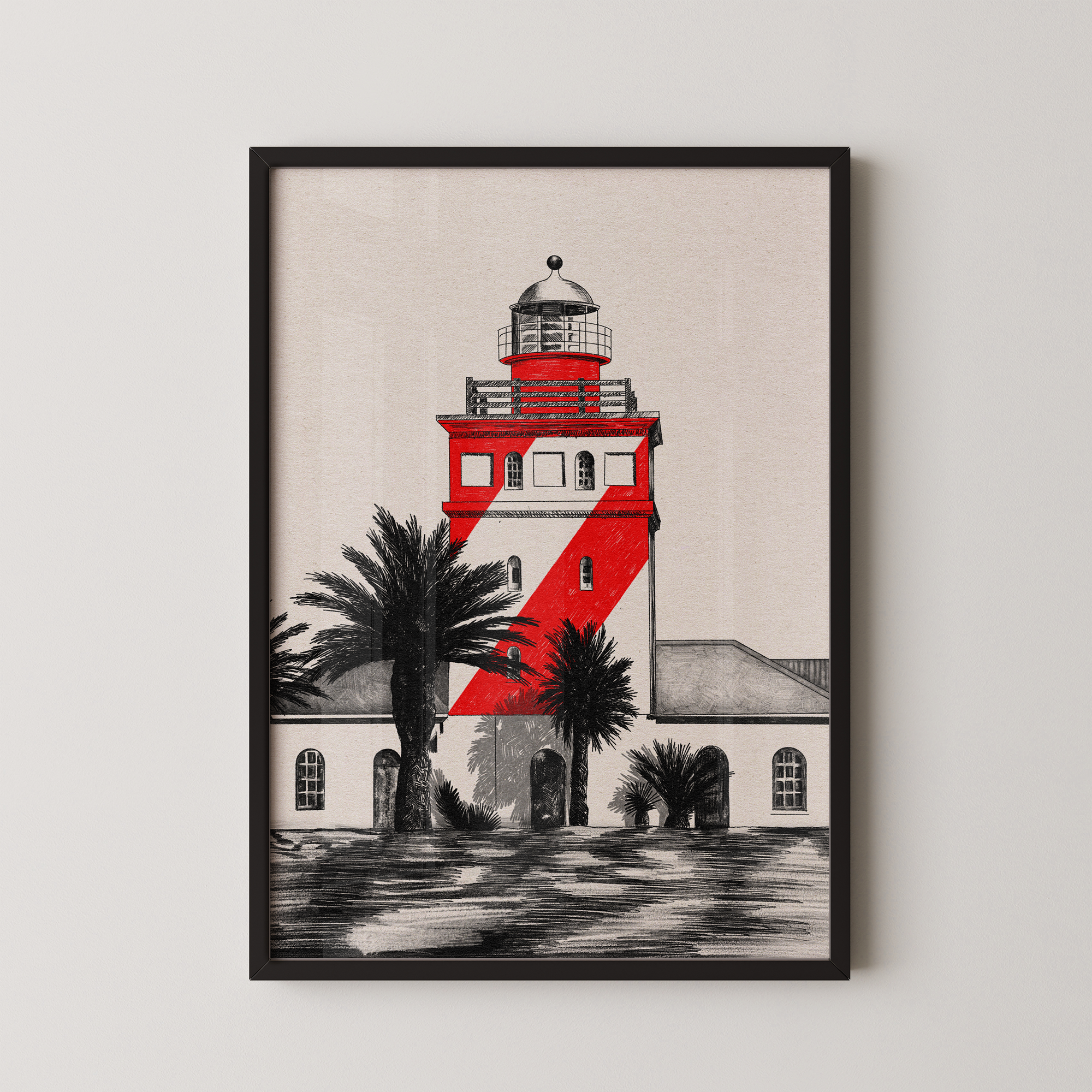 Greenpoint Lighthouse Mono