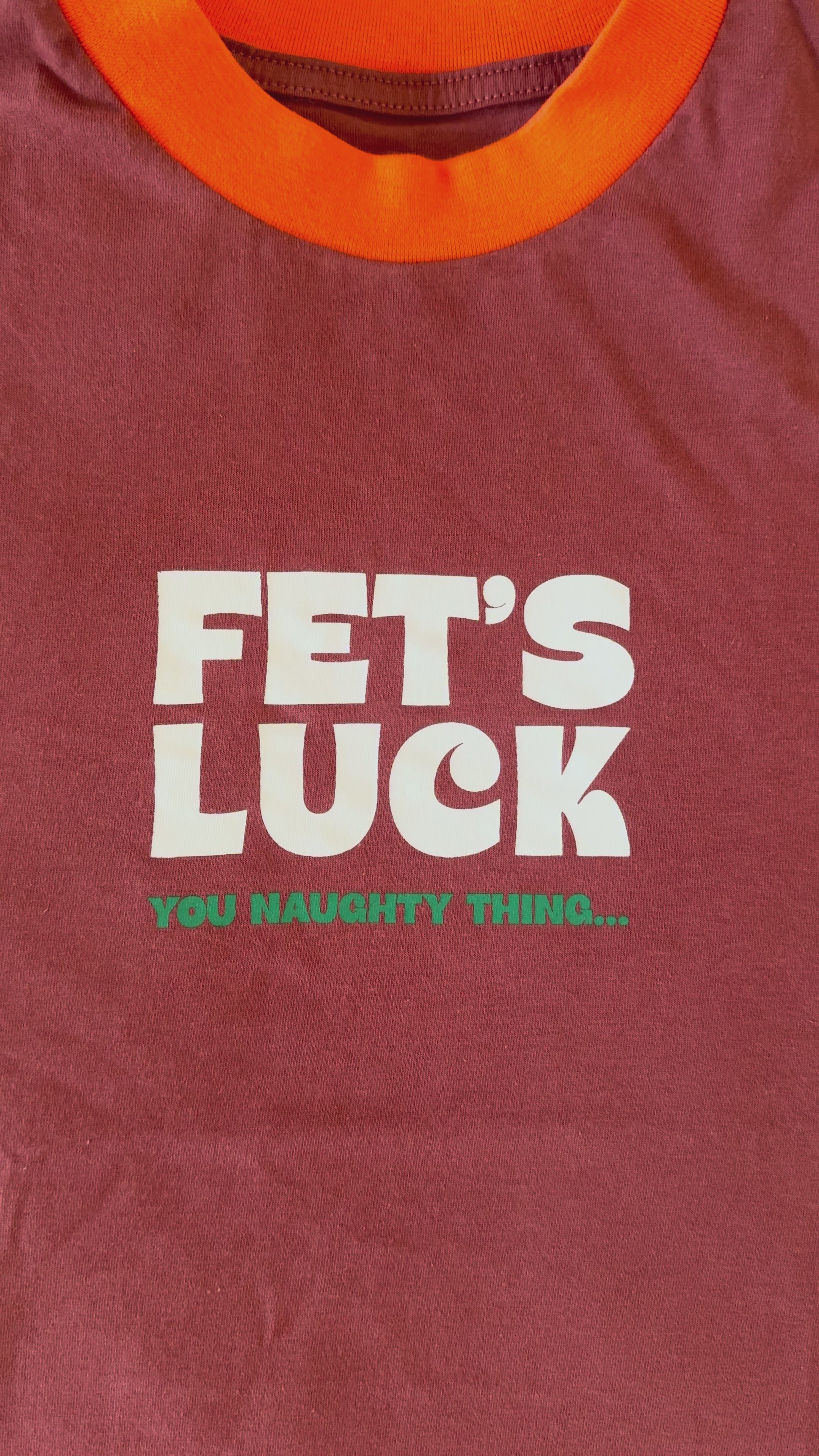 Fet's Luck Male T-Shirt Oversized Cut